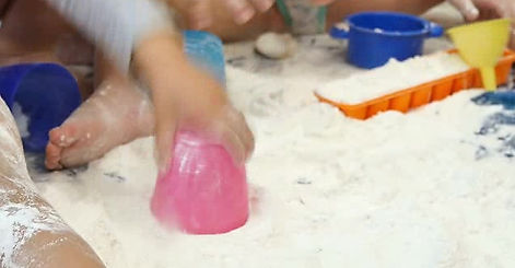 Kids Playing With Bread Flour